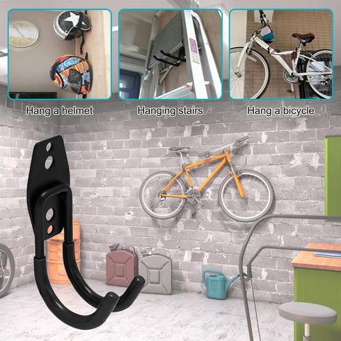 Eagles Garage Hooks, Heavy Duty Tool Hangers for Garage Wall, Utility Wall Mount with Anti-Slip Coating for Organizing