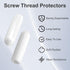 1/4" 1" Bolt,100 X Screw Thread Protectors Caps for Hurricane Shutters Hardware,Hurricane Anchors Covers Ends of Screws
