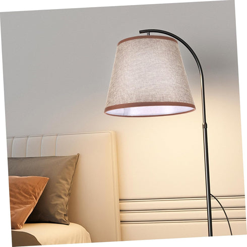Linen Fabric Lamp Shade for Table and Floor Lamps Modern Design Replacement Shade for Living and Bedroom Bottom Opening