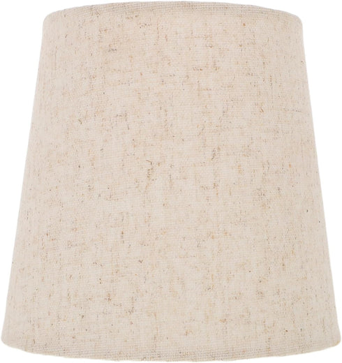 Garneck Beige Fabric Lamp Shade Replacement for Wall Sconce Chandelier Fixtures Lightweight