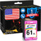 Cartlee Remanufactured Ink Cartridges Combo Pack for HP 61 Ink Cartridge - Replacement for HP 61 Envy 4500 (1 Color).