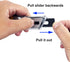 XW Folding Carpet Knife, Heavy Duty Utility Razor Blade with Protective Cap, Extra 5 Blades Included