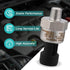 100 PSI Pressure Transducer Sender Sensor, 1/8" -27 NPT 316 Stainless Steel Thread for Oil Fuel Air Water