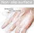 300pcs Disposable Plastic Gloves, Latex Free, Clear Polyethylene Hand Gloves for Cleaning & Food Handling