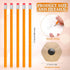 Fumete 400 Pcs Yellow Pencils Bulk, Unsharpened Wood Pencils with Erasers for Kids Students Back to School