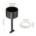 MECCANIXITY T Type E26/E27 Socket Ring Removal Tool with Lamp Shade Socket Rings, Light Replacing Accessories, White