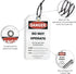 40 Lockout Tagout Tags with 40 Zip Ties, Anti Static, Do Not Operate Tags, OSHA Compliant, Tear Resistant & Weatherproof