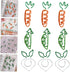 STOBOK 9pcs Carrot Paperclip, Fun Cartoon Paper Clips, Decorative Small Binder Clips, Mini Paper Fruit Decor