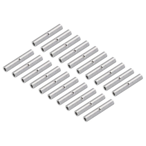MECCANIXITY 300Pcs Non Insulated Butt Connectors, 26-22AWG Wire Connector for Electrical Wire Crimp Ferrule