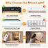 JKHTBDM Dimmable Lights,2500mAh LED,5W 120 Closet, Mirror Rechargeable Under Cabinet Makeup Light with LEDs, Stick On
