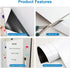 Magnetic Fridge White Board Paper, 16" x 24" Large Dry Erase Board Sheet for Kitchen Refrigerator Organizer and