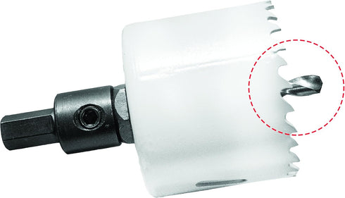 Century Drill & Tool 5306 Hole Saw Pilot Drill Bit, 1/4" by Century Drill & Tool
