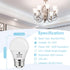 hansang A15 LED E26 Small Light Bulb, Daylight 5000K, 60Watt Equivalent, Ceiling Fan Light Bulbs, E26 Standard Base,