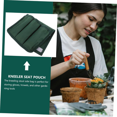 2pcs BESPORTBLE Garden Tool Pouch Bag Kneeler Seat Side Storage Kneeling Stool Accessories