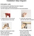 6x4 Inch (1 Heavy Duty Shelf Bracket, l Brackets, Shelf Support Corner Brace Joint Right Angle Bracket