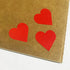 Red Heart Stickers for Happy Father's Day Crafting, 2" Natural Adhesive Labels, 500 Per Roll