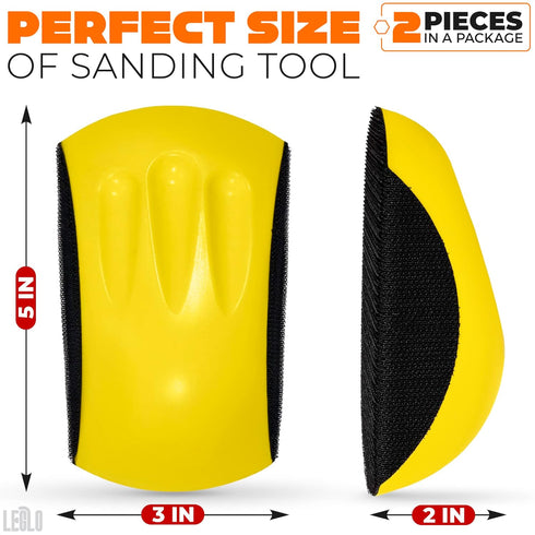 2Pcs Mouse Sanding Blocks for Wood - Mouse Sander Block Auto Body Tools Hand Woodworking Tool Sanding Pads Craftsmen Hand Tools - Autobody Sanding Block for Crafts Woodworking Tools Wood Sander Pads