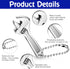 Adjustable Mini Nut Wrench, Silver Shifting Spanner for Automotive Repair Maintenance (2, 2.5 Inch, 4 Inch)