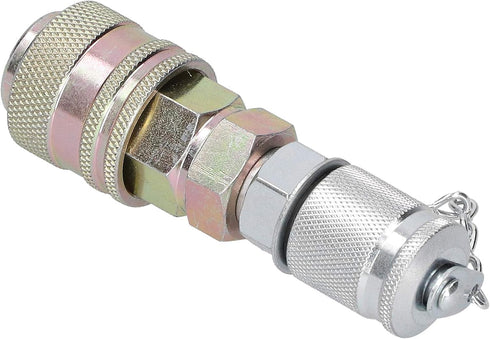 G1/8 Quick Coupling Connector Male Female Threaded Link for Hydraulic Pressure Test Point Adapter Set