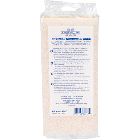 (144/Display),Multicolor,One Size,DWS467 Qlt By Marshalltown Drywall Sanding Sponge Merchandiser