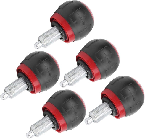 Pull Pin Spring Pins 5pcs 50x45mm M16 Fitness Pop Pull Pin Knob Release Synthetic Cardboard Handle (Red)