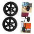 ELAYARD 2pcs Replacement Wheels for Small Rolling Cart Industrial Casters Generator Stroller Game Cart Easy Install
