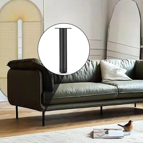 HJYCLFAZU Pack 4 13 cm) SpeeSy of Furniture feet, Adjustable Table Legs, Metal Cabinet Base feet for TV Cabinet, Bed