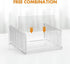 File Sorter Organizer, 5 Sections Acrylic Letter Tray for Desk, Mail Organizer Holder for Envelopes, Mail, Electronics