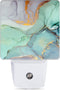 Green Marble Dusk to Dawn Night Light, Auto Sensor Lamp Home Indoor