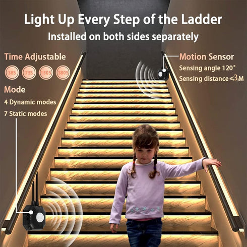 Lights,9.8ft Control,5050 Motion Activated Under Bed Motion Sensor LED Light Strip with Remote RGB LED Night Lights