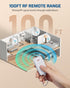 DEWENWILS Indoor Remote Control Outlet, Wireless Remote Light Switch, 15A/1875W, 100ft RF Range