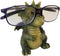 Top Brass Dragon Eyeglasses Holder Stand Resin Glasses Holder for Desk, Nightstand