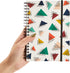 Paper Junkie 6 Pack 5x7 Spiral Notebooks with Pocket, Small Lined Journals with Elastic Closure for School, Work