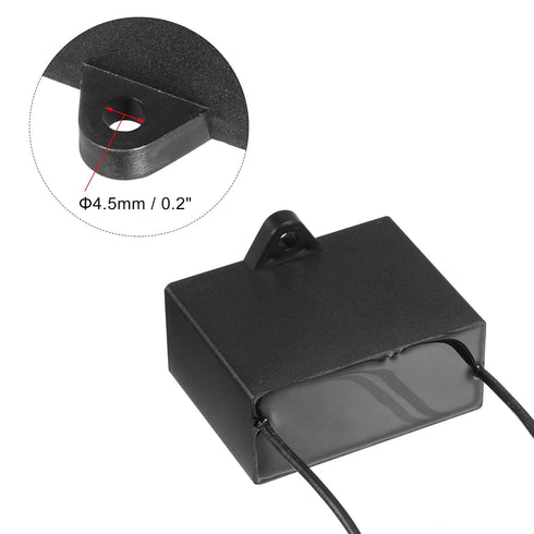 uxcell 3Pcs Ceiling Fan Capacitor CBB61 35uF 250V AC Metallized Polypropylene Film for Electric Fan Pump Motor