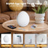 16 Dimmable Baby Night Light: Colors Changing Silicone Egg Light for Nursery, Rechargeable Touch Nightlight for Kids
