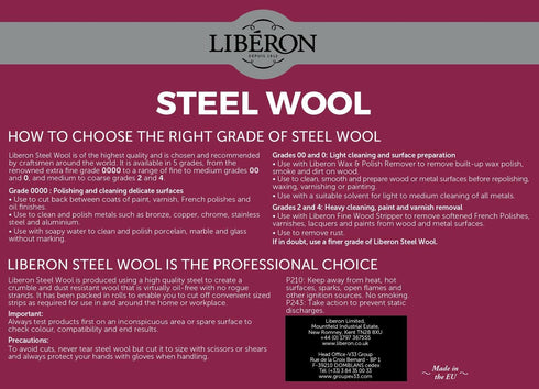 #0000 Steel Wool, 1/2 lb. Roll