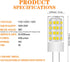 GY5.3 Bulb AC110V 4W 40W A1607Y T4 Closet 3000k 4Pack Base LED Equivalent Halogen Lamp Replacement Light for Table
