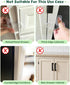 6 Pack Roctee Drawer Baby Locks Clear, Baby Proof Locks for Side Drawers Pull Out Thin Dresser Kitchen Cabinet Bedside