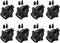 Black E26/ E27 Light Sockets, Retro Edison Lamp Holder with E26 Medium