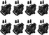 Black E26/ E27 Light Sockets, Retro Edison Lamp Holder with E26 Medium