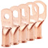 5PCS Heavy Duty Battery Lugs, 8AWG 1/2in M12 Battery Cable Ends Ring Terminals Connectors