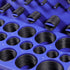 407 Pcs Universal SAE O Ring Assortment Kit, 32 Inch Sizes Standard Nitrile Rubber Set for Automotive Plumbing Repair