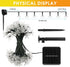 Vruxuri 2 Pack 52FT 120 Total LED Solar String Lights Outdoor Waterproof Flower Fairy Lights for Garden Fence Patio