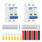 JOTTA DC Miniature Circuit Breaker 2 Poles - 1000V for Solar PV System, Din Rail Installation (2 PCS 20A)