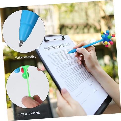 Toyvian 9 Pcs Ballpoint Pens, Creative Office Stationery, Cartoon Airplane Plastic Pens, Universal Bulk for Students