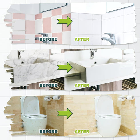 35oz 8 50-60sq.ft, White Tub and Tile Paint, Tub and Tile Refinishing Kit with Tools, Semi-Gloss Bathtub Paint