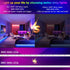 100 5050 Party(2 50 DAYBETTER Led Strip Lights ft Smart with App Remote Control, RGB for Bedroom, Living Room, Home