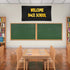Large Back to School Banners Backdrop and Signs - Blank Parade Banner Decoration for Indoor Outdoor Display, 2 x 6 Feet