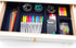 Welaxy 8-Piece Office Desk Drawer Organizers - Felt Small Storage Bins for Office Supplies, Multi-Purpose Gift Idea for