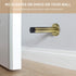 Decorative Door Stoppers, 3.5 Inch 304 Stainless Steel Heavy Duty Door Stops with Rubber Tip Bumper, 2 Pack Antique